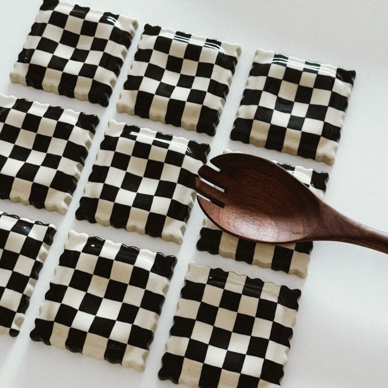 Decorated Kitchen Raviolis Spoon Rest