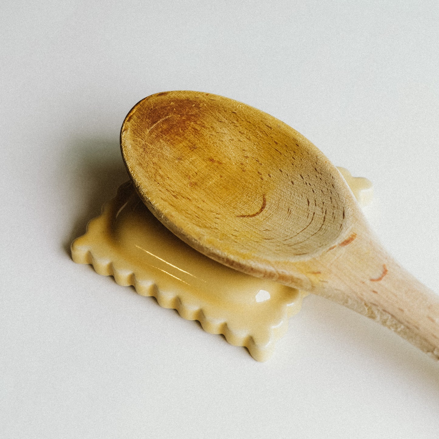 Decorated Kitchen Raviolis Spoon Rest