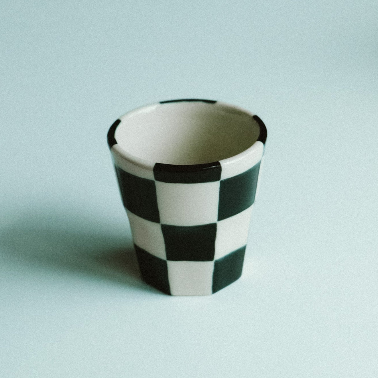 Checkered Espresso Cup