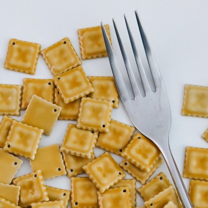 Mini Ceramic Ravioli Necklace