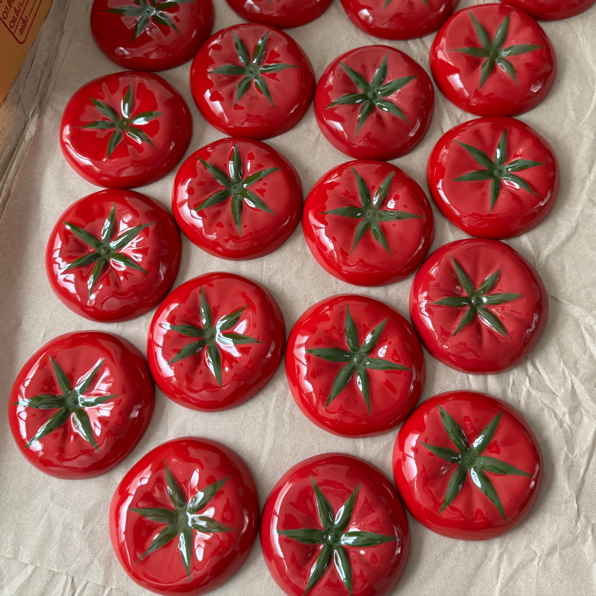 Kitchen Tomato Spoon Rest - Red