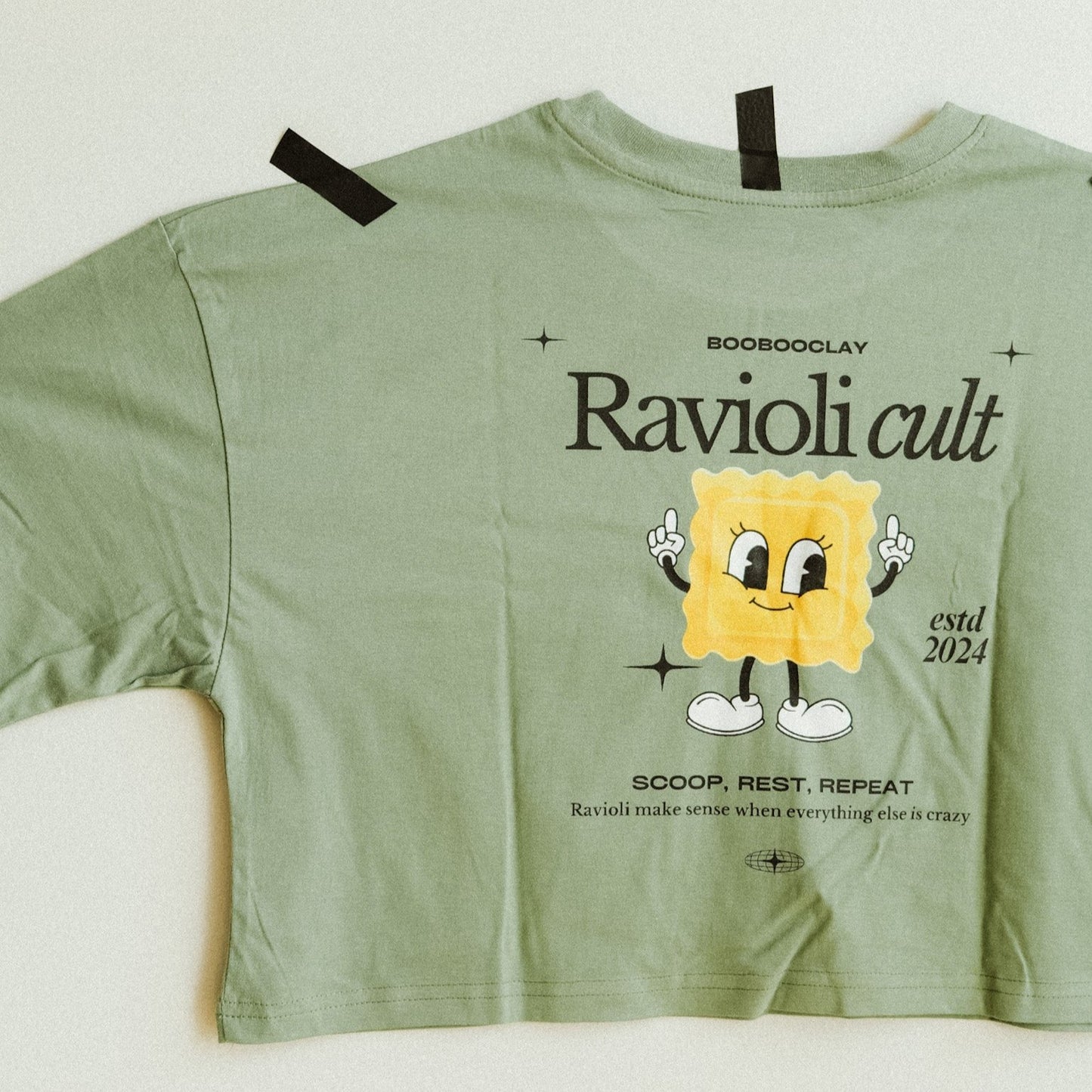 Ravioli Cult Oversized Crop Top