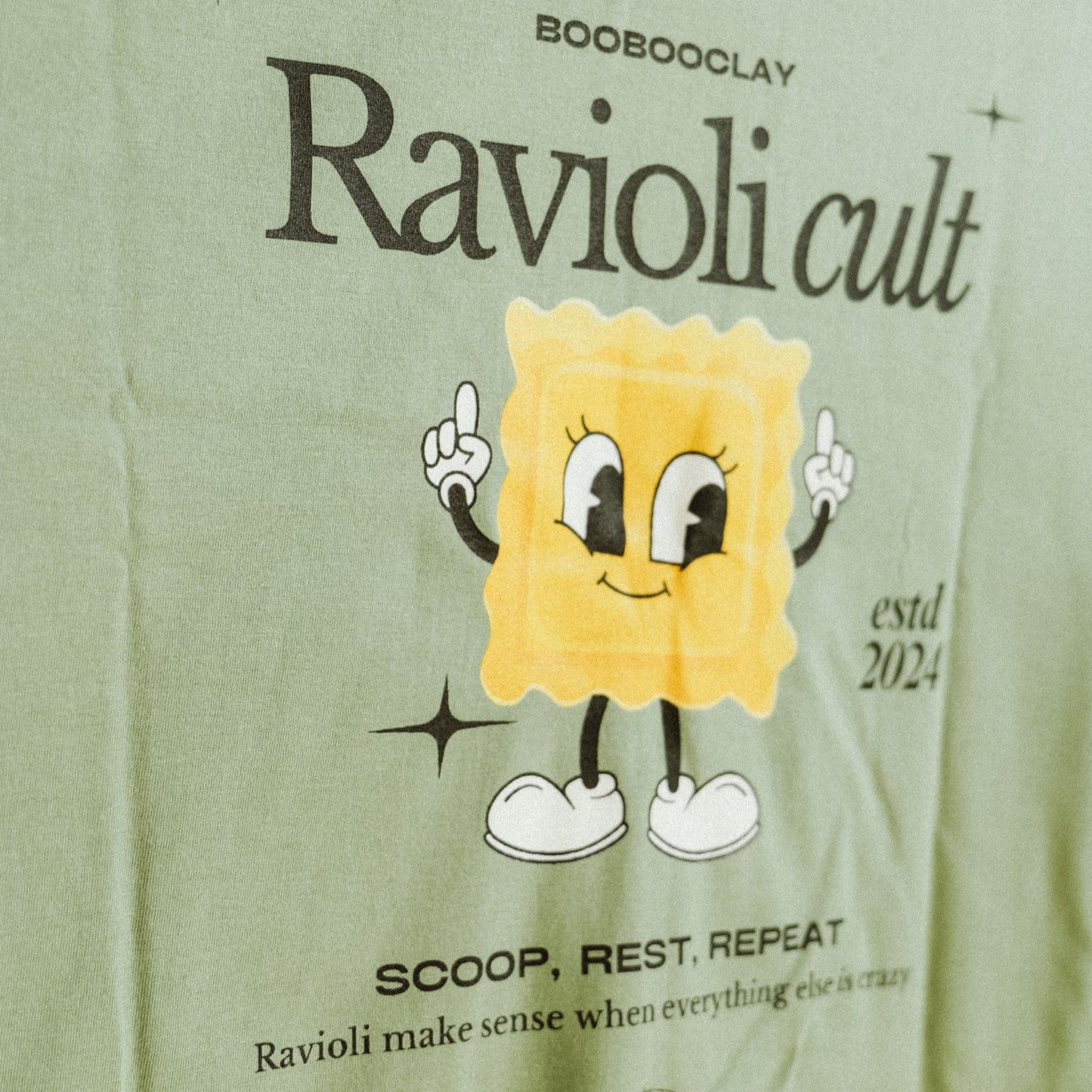 Ravioli Cult Oversized Crop Top