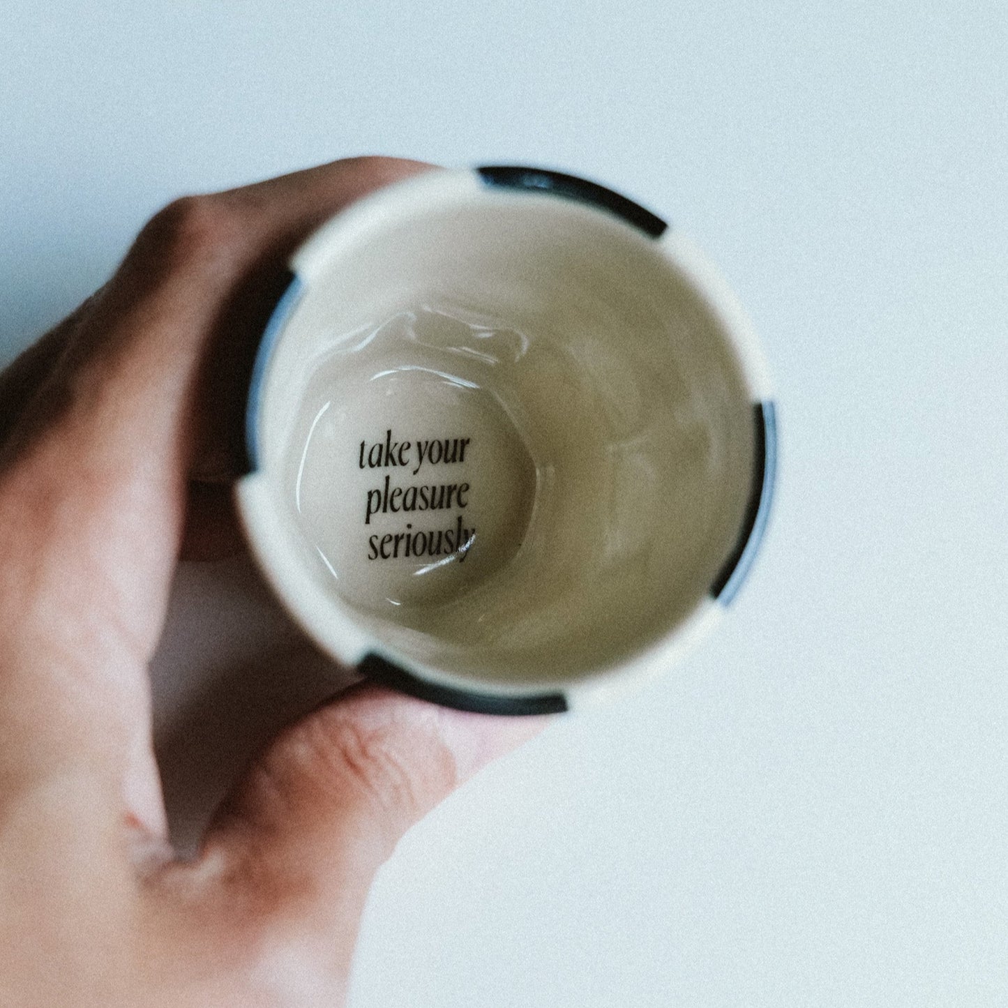 Checkered Espresso Cup