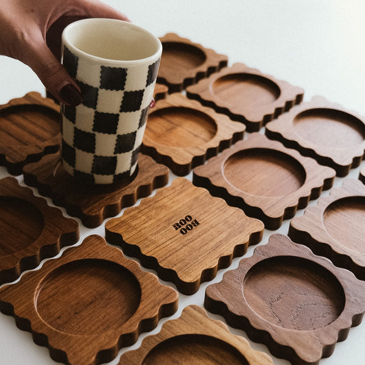 Ravioli Wooden Coasters