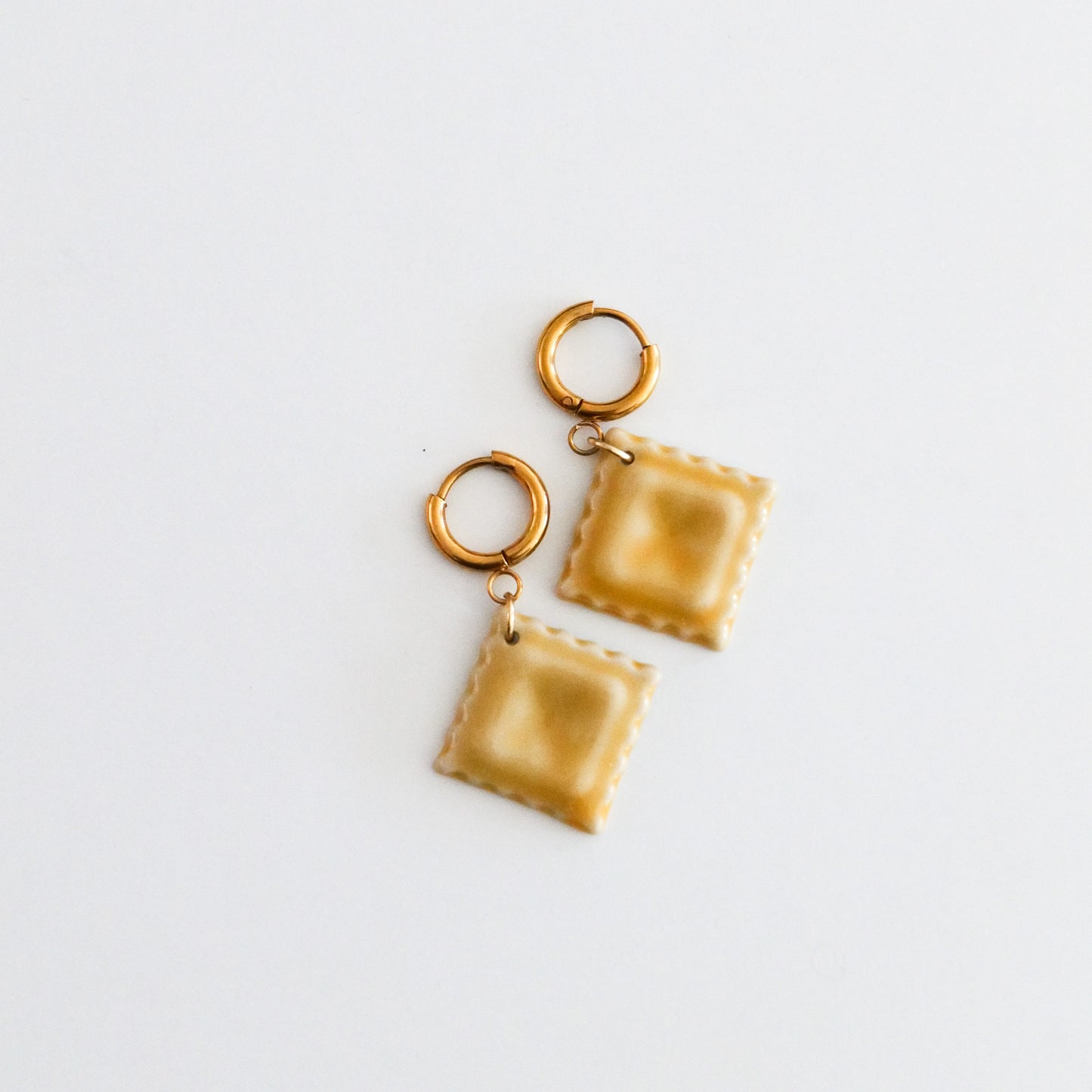 Mini Ravioli Earrings