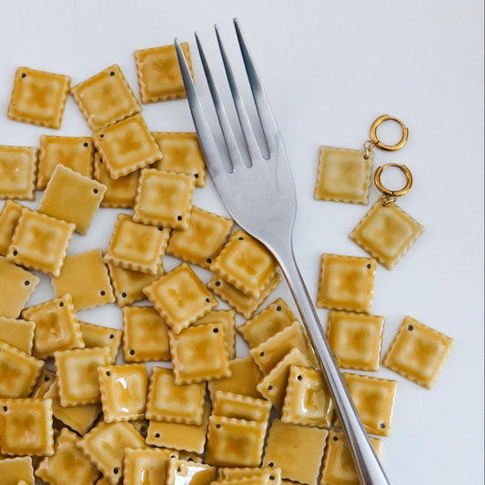 Mini Ravioli Earrings