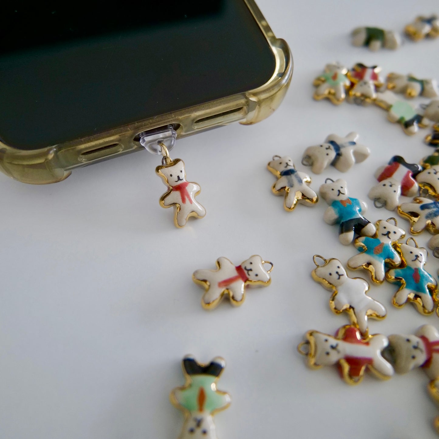 Teddy Bear Phone Charm