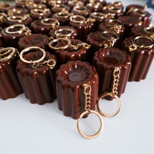 Mini canelé keychain