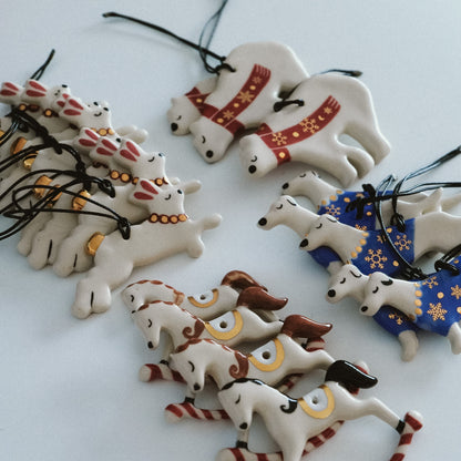 Christmas Animal Ornaments – Box of 4